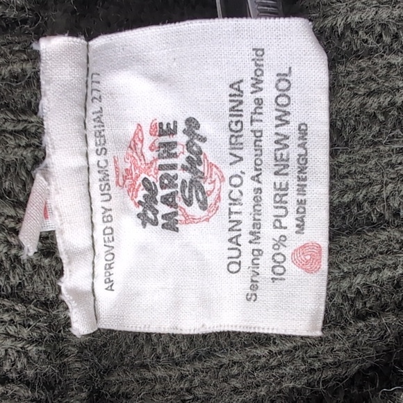 Vintage The Marine Shop Military Wool Sweater - Picture 8 of 11